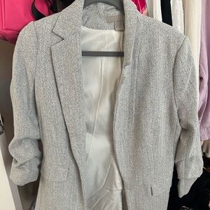 Gray blazer